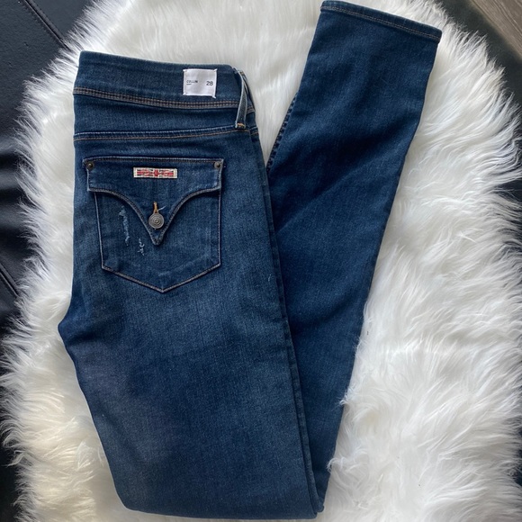 Hudson Jeans Size Size 28 Collins Skinny Medium Rise in Very Good Condition. - Picture 2 of 11